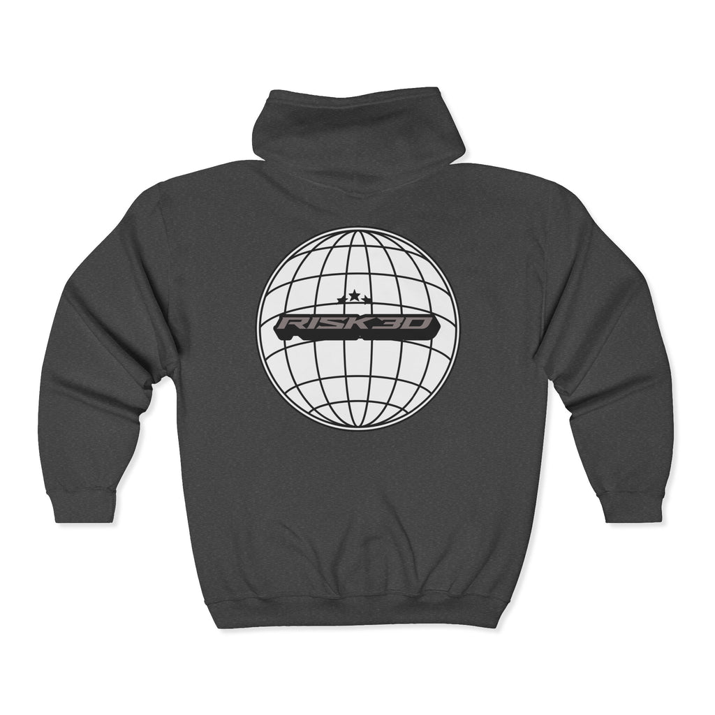 RISK3D ZIP Hoodie NEW DESIGN
