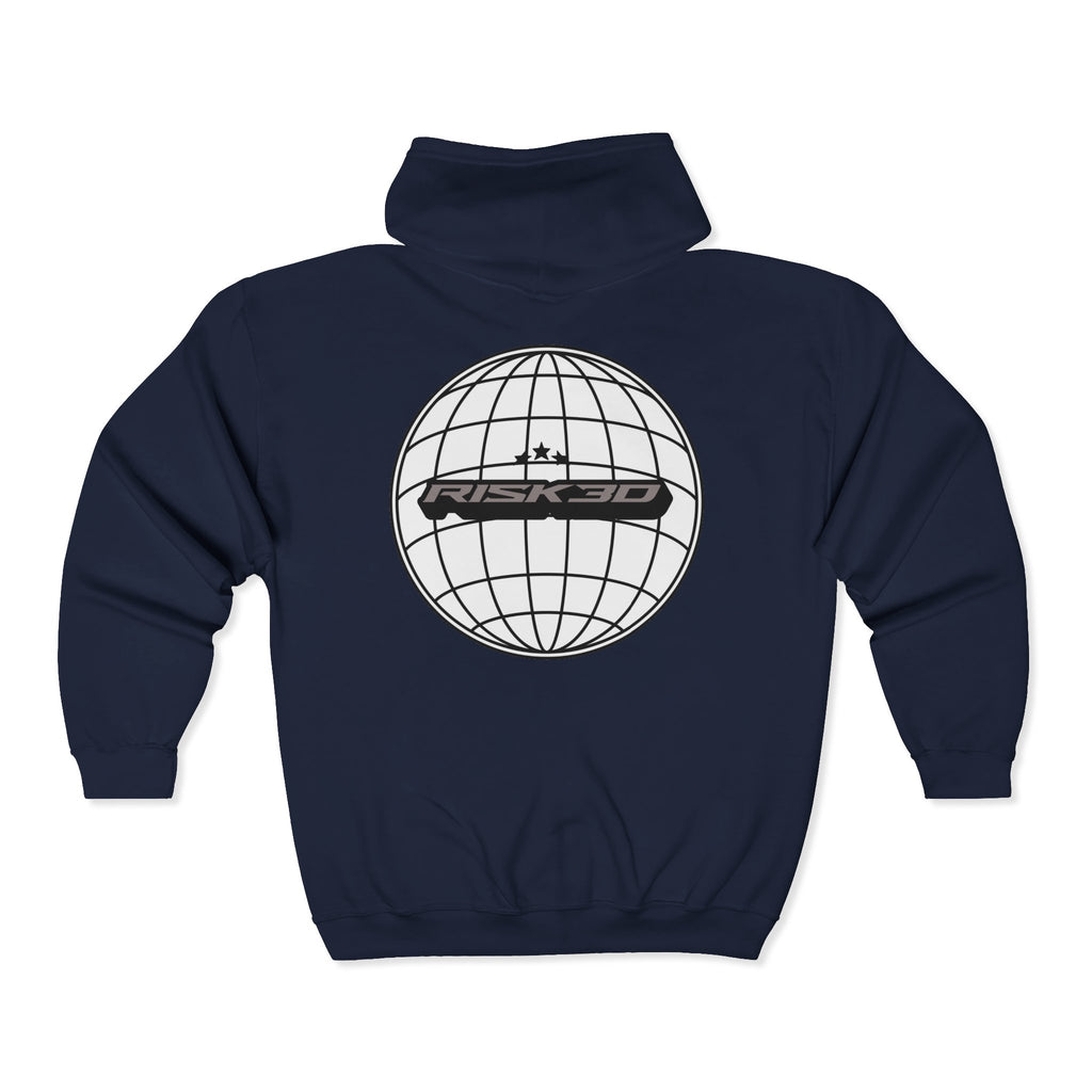 RISK3D ZIP Hoodie NEW DESIGN