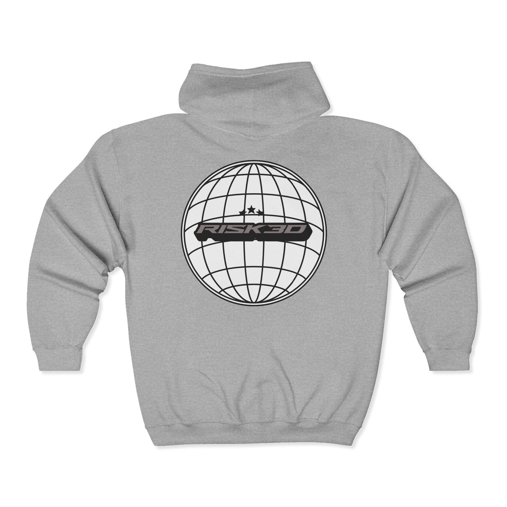 RISK3D ZIP Hoodie NEW DESIGN